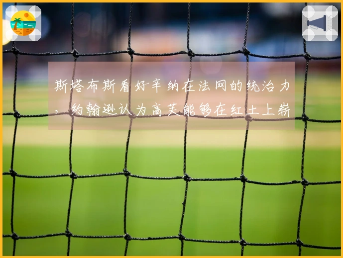 斯塔布斯看好辛纳在法网的统治力，约翰逊认为高芙能够在红土上崭露头角